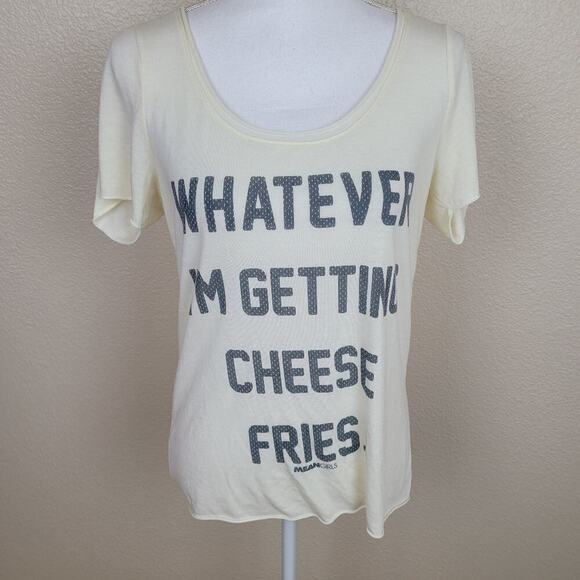 Mean Girls 'Whatever...Cheese Fries' Tee Small (2312) - Picture 1 of 3